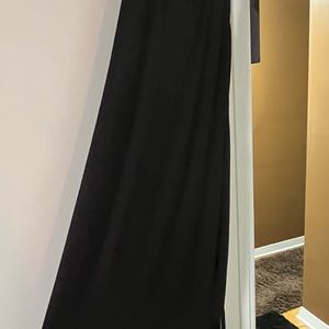 Sexy black racer-back maxi dress from Venus Large